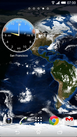 screenshot of terratime map on Nexus 5